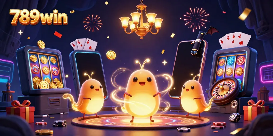 Engage in high-stakes play with 789win's unique casino glowworm scene featuring vibrant games.