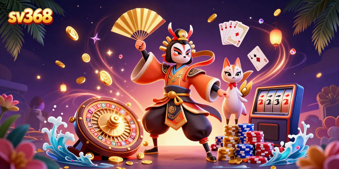 Experience exhilarating gameplay at sv368 with vibrant casino elements and captivating characters.