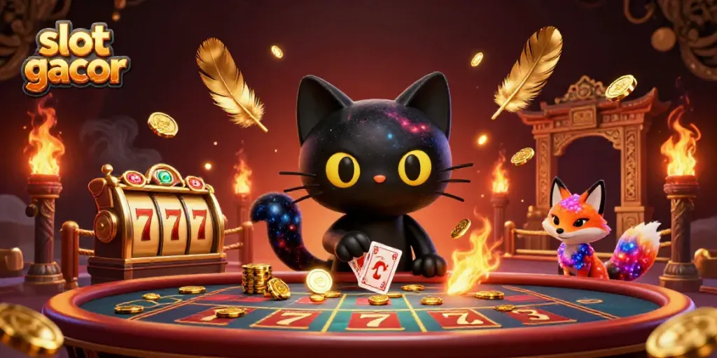 Menggandakan keberuntungan dengan slot gacor, katakan selamat datang pada kucing hitam galaksi di meja kasino.