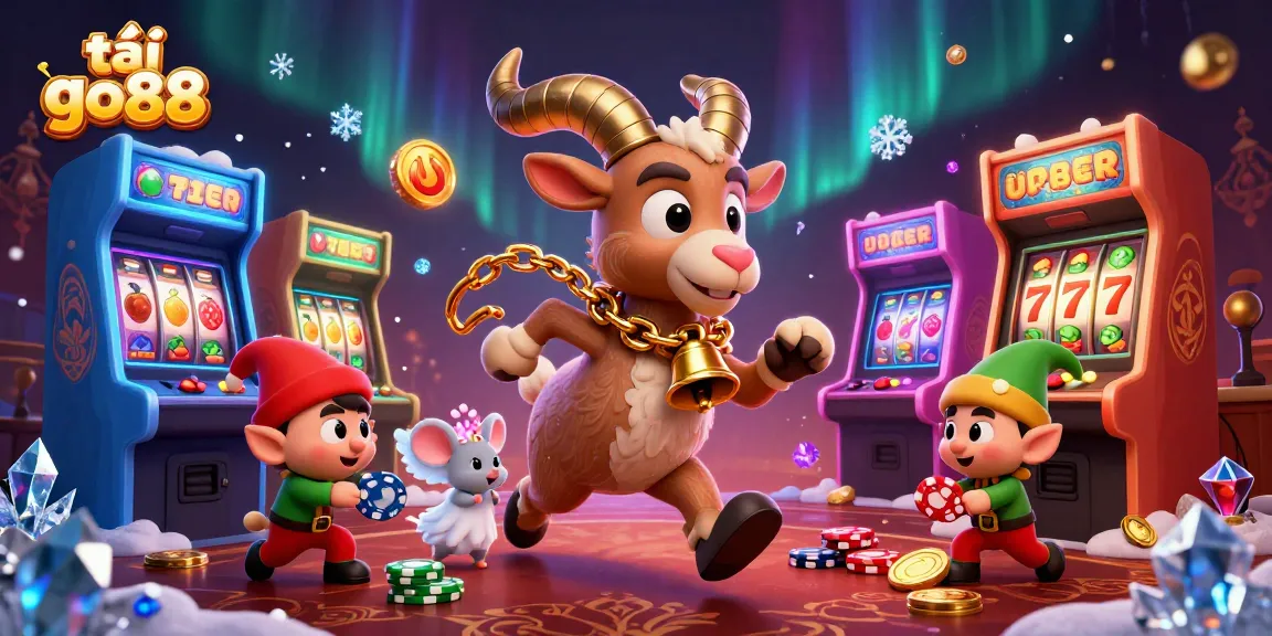 Engage in thrilling gameplay with tải go88 at a festive casino run by a spooky Krampus.