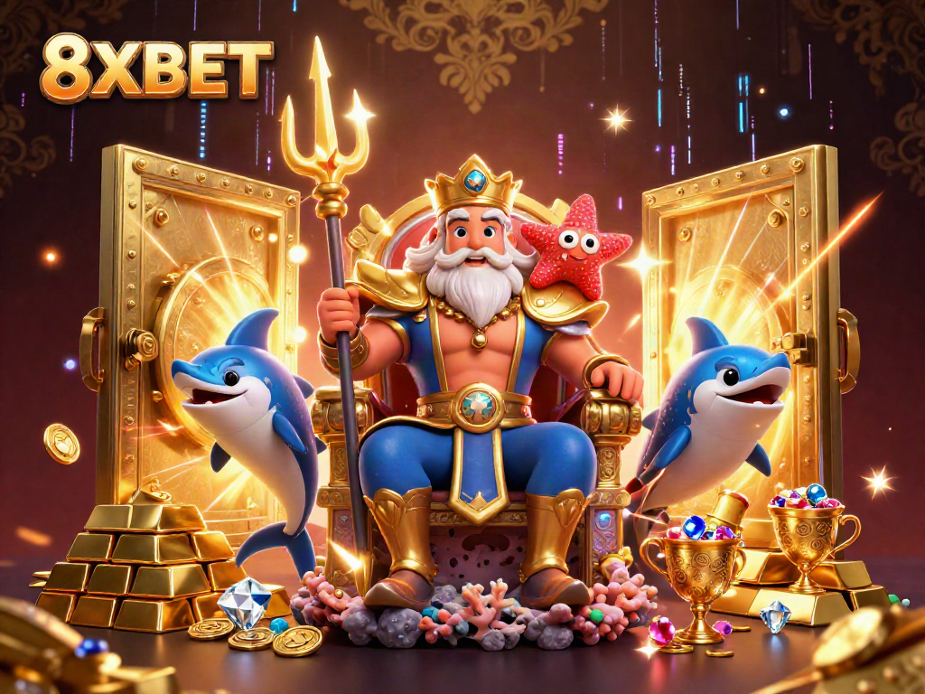 Experience thrilling gaming with 8XBET as Neptune and guardians celebrate fortune!