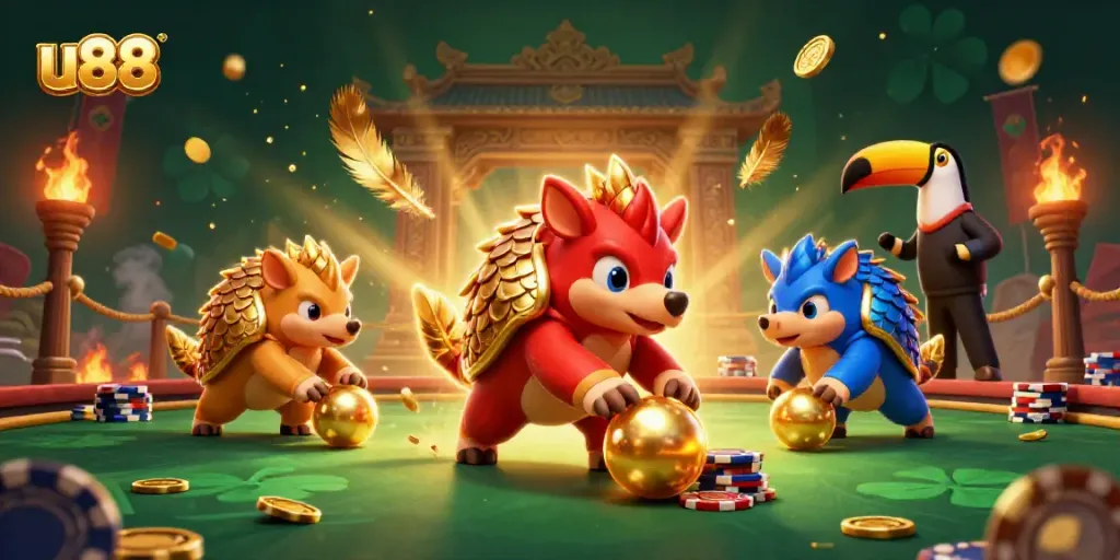 Engage in thrilling gameplay at u88 with dynamic pangolins and dazzling casino elements.
