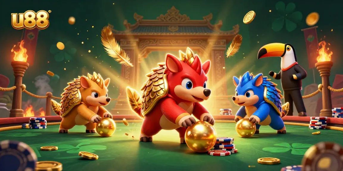 Engage in thrilling gameplay at u88 with dynamic pangolins and dazzling casino elements.